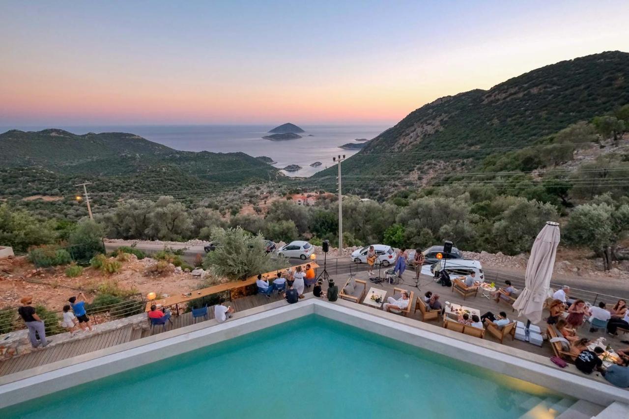 14 Premium Villas With Openair Restaurant&Tennis Court In Nature - Notos Club Κας Εξωτερικό φωτογραφία