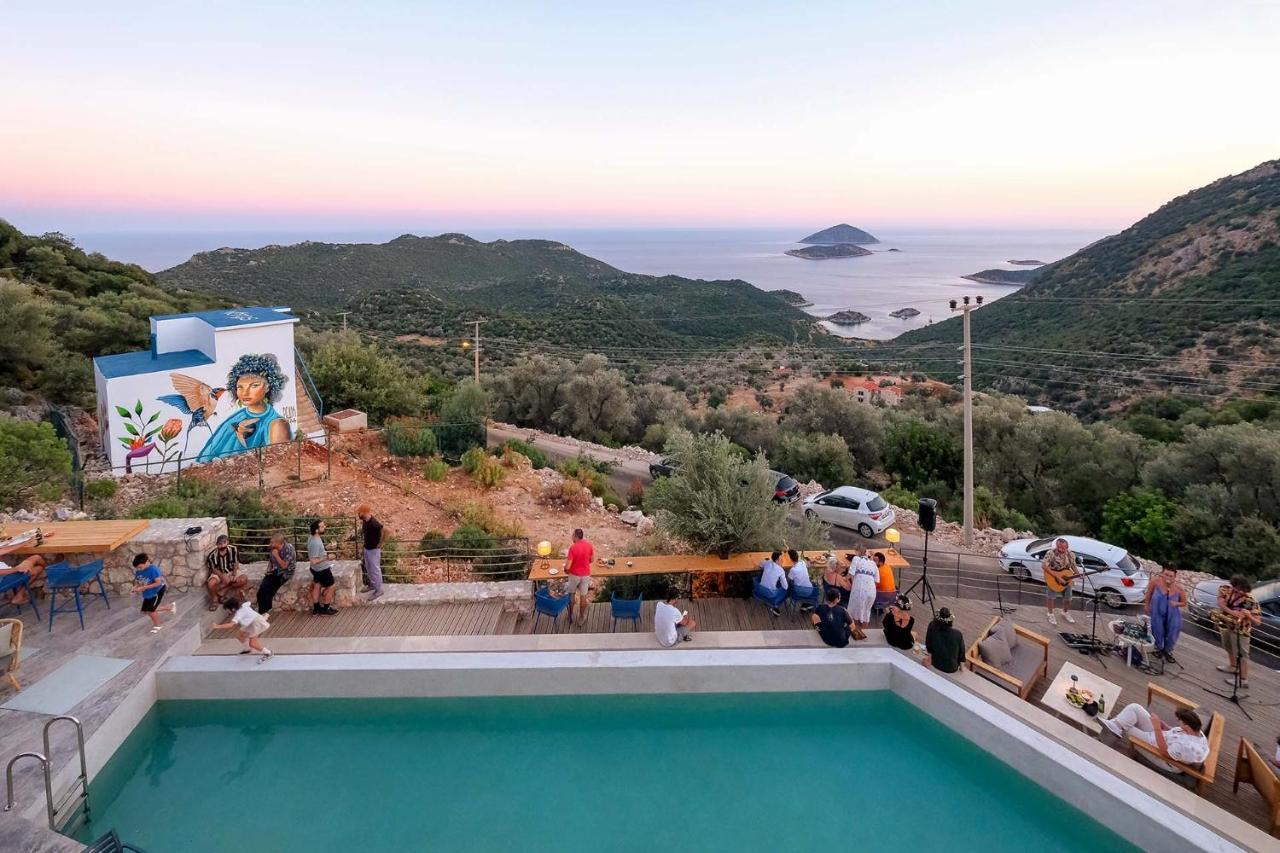 14 Premium Villas With Openair Restaurant&Tennis Court In Nature - Notos Club Κας Εξωτερικό φωτογραφία
