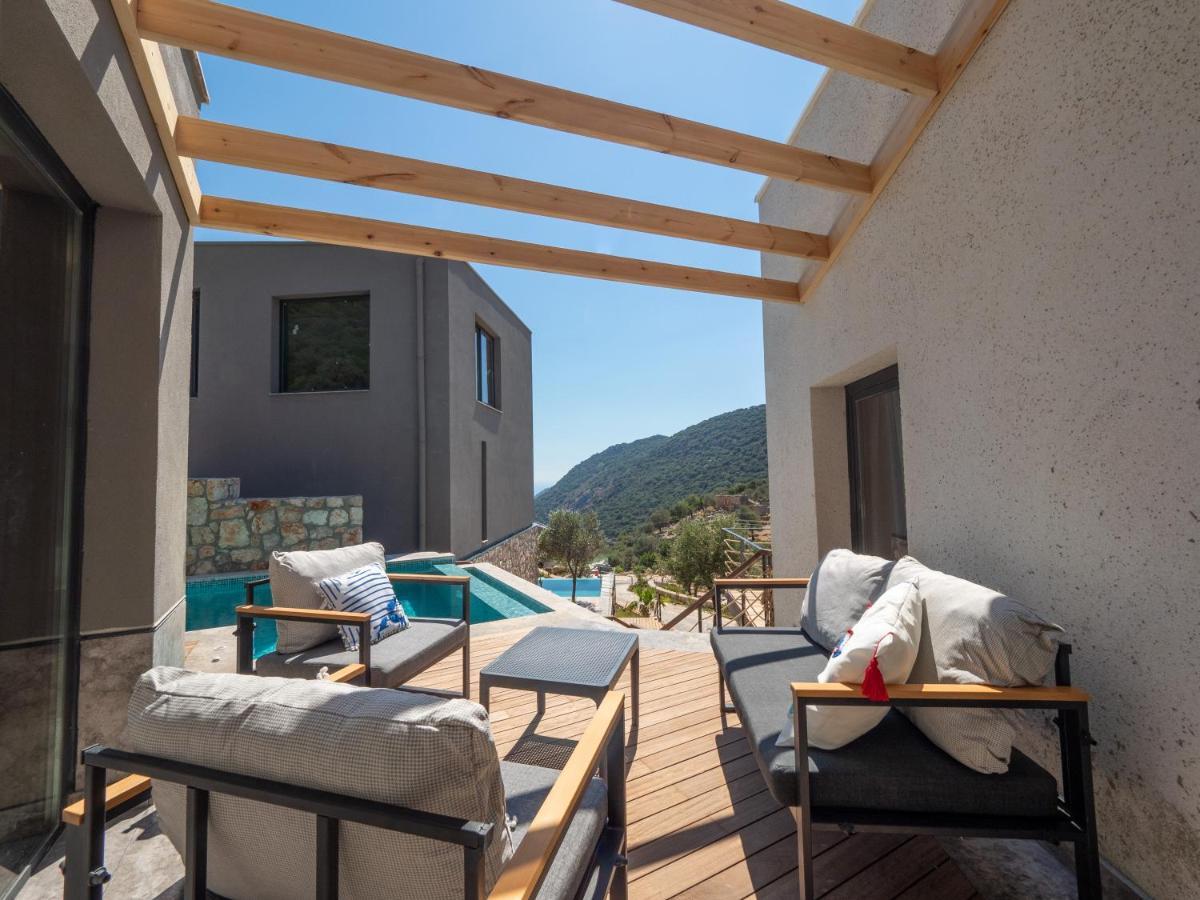 14 Premium Villas With Openair Restaurant&Tennis Court In Nature - Notos Club Κας Εξωτερικό φωτογραφία