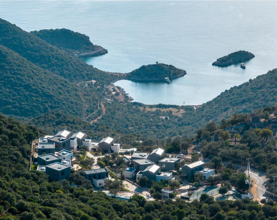 14 Premium Villas With Openair Restaurant&Tennis Court In Nature - Notos Club Κας Εξωτερικό φωτογραφία